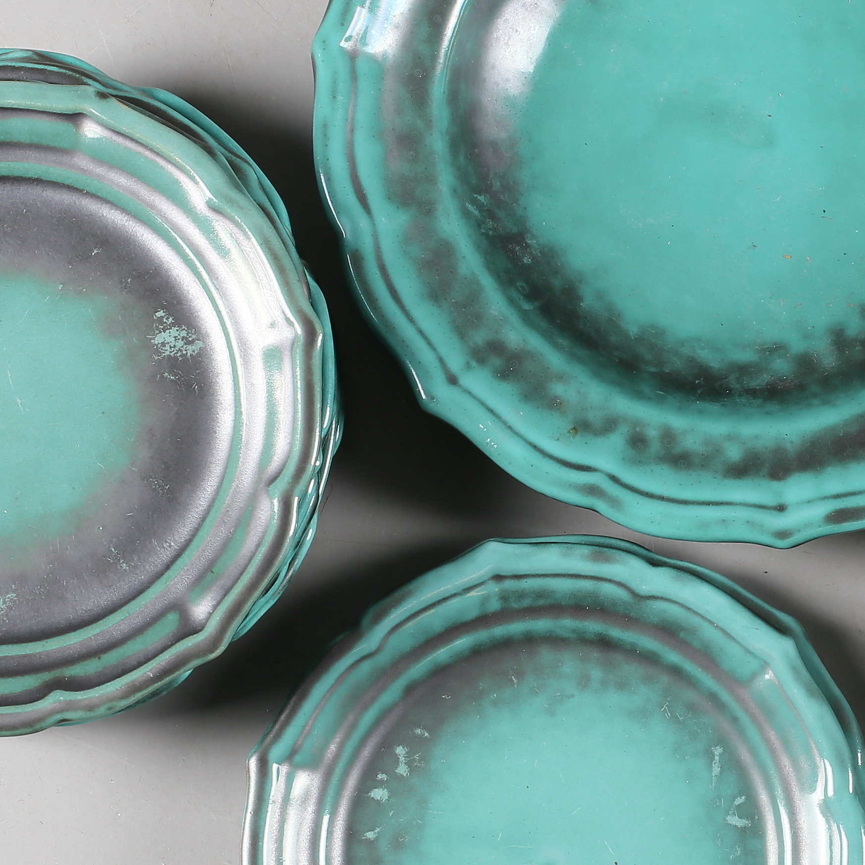 SERVISDELAR, keramik, 19 delar, UpsalaEkeby och St Erik Upsala, 1930