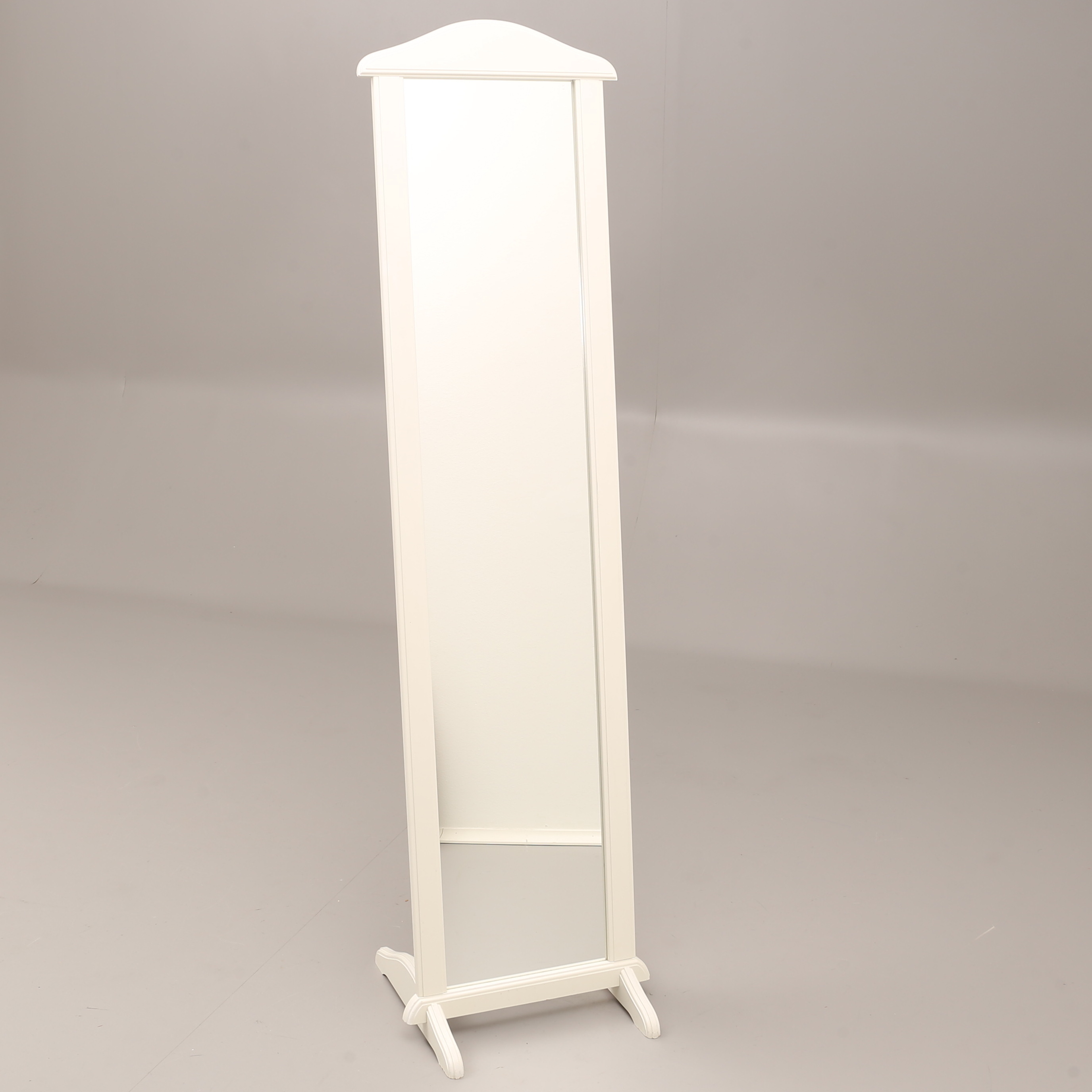 Images for 734499. FLOOR MIRROR. PEDESTAL. Painted wood.