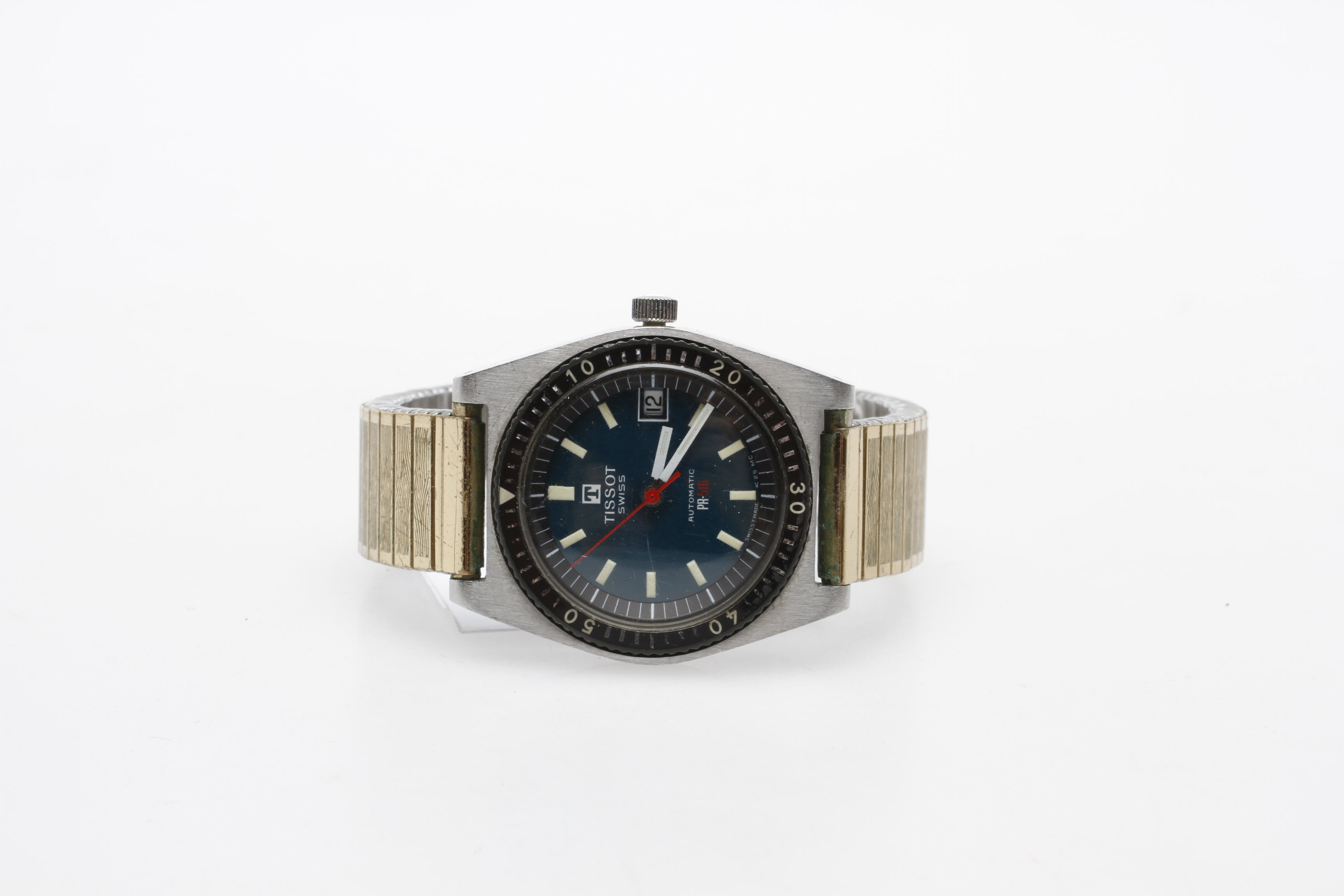 MEN'S Wristwatch, steel, Tissot PR-516, Automatic, 1960s / 70s. Clocks \u0026  Watches - Wristwatches - Auctionet