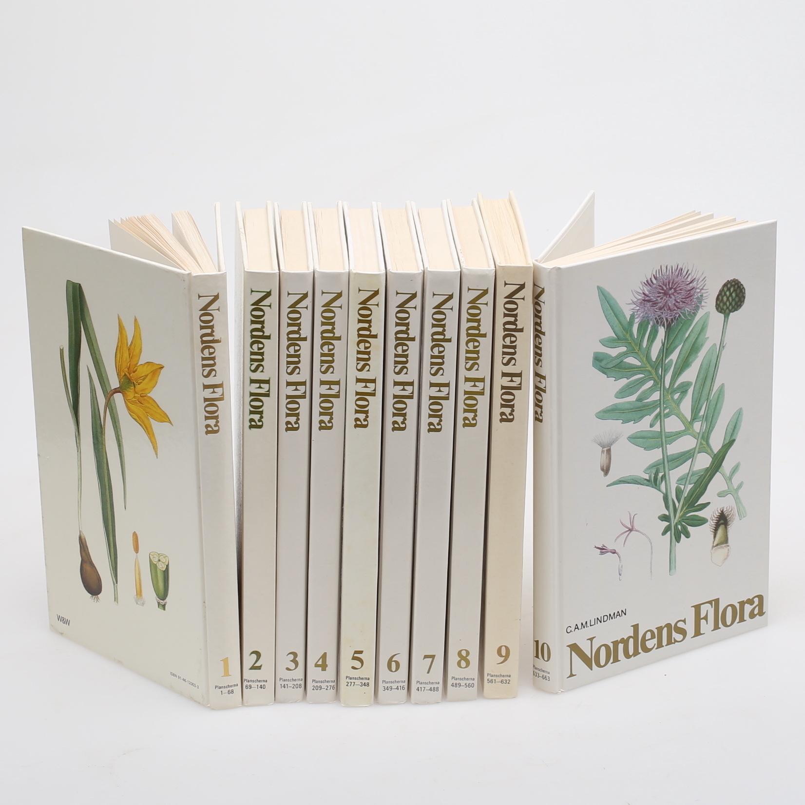 Images for 803778. BOOKS, 10 pcs, Nordens Flora, CAM Lindman