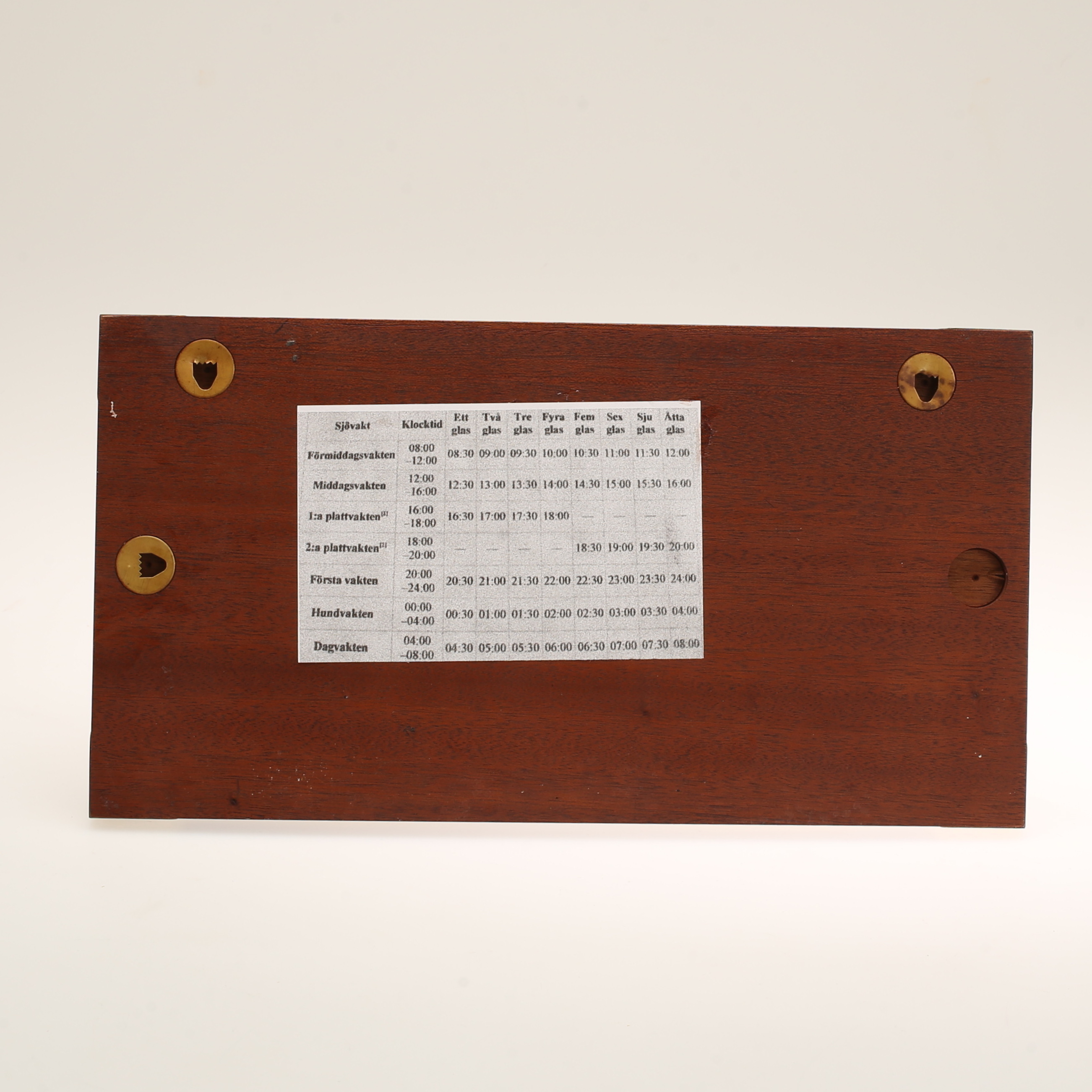 Images for 827991. SHIP CLOCK/BAROMETER, Schatz, wood and brass