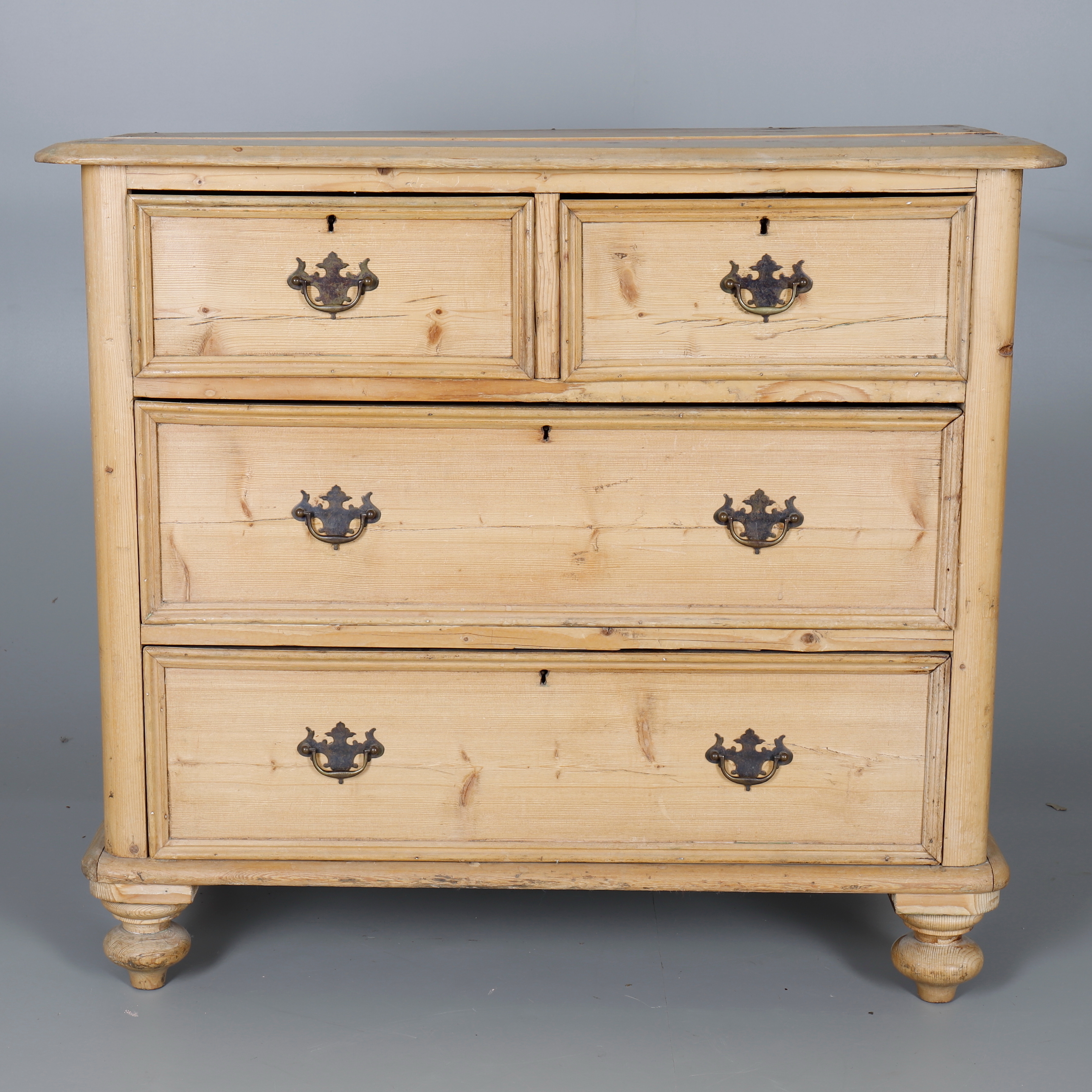 A Victorian Pine Chest Of Drawers Furniture Cupboards Shelves