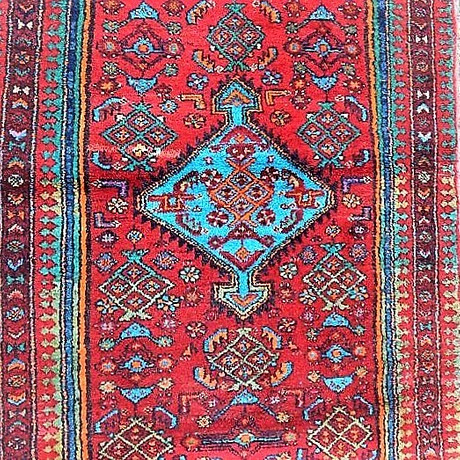 Teppich Aus Persien Hellblau Rot Um 1990 Carpets Textiles