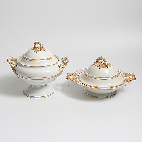 TERRINER 2 st Iron stone  China  R rstrand 1800 tal 